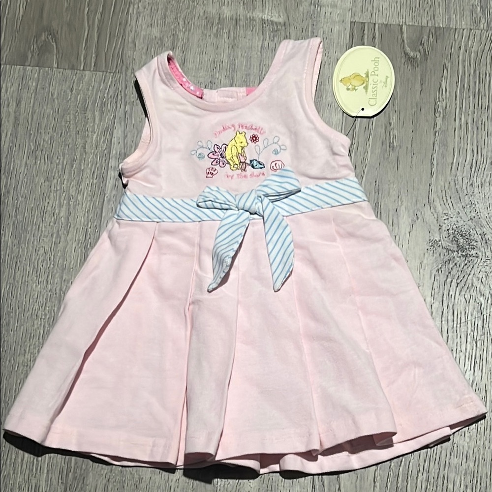 Disney Pink Embellished Pleated Sundress